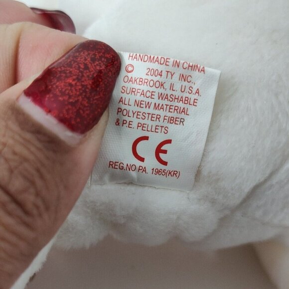 Ty Beanie Babies Honey-Bun and Sugar-Pie Stuffed Animal Plush Toy 2004 Valentine - Picture 9 of 12